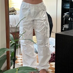 White Cargo Pants